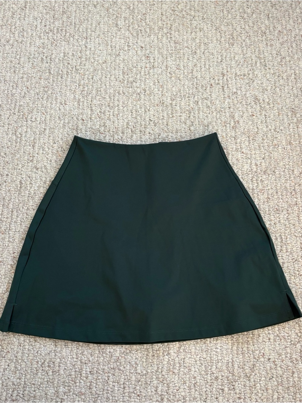 Girlfriend Collective Dark Green A-Line Skirt